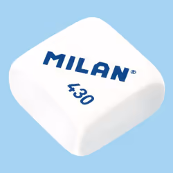 Milan BMM9215 eraser Rubber Pink, White 4 pc(s)