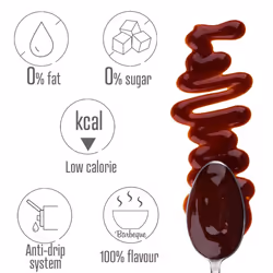 Zero Barbecue Sauce. Zero Fat Sauce. Zero Sugar. 265 ml