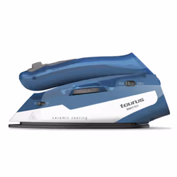 Taurus EasyTrip, Dry & Steam iron, Ceramic soleplate, 1.9 m, 40 g/min, Blue, White, 10 g/min
