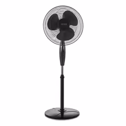 Taurus Greco 16CR Elegance, Household blade fan, Black, Floor, 40 cm, 1100 - 1250 mm, Buttons
