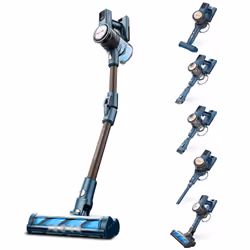 Taurus Homeland Digital Animal Flex 2-in-1 stick vacuum Battery Dry Cyclonic, HEPA Bagless 0.5 L Blue 2.2 Ah