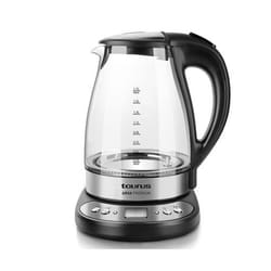 Taurus Aroa Premium electric kettle 1.7 L 2200 W Black, Stainless steel