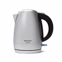 Taurus Selene, 1.7 L, 2200 W, Stainless steel, Stainless steel, Water level indicator, Cordless