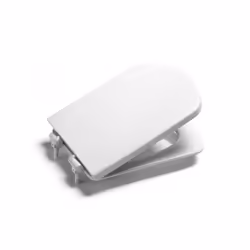 Roca 801511004 Replacement WC Toilet Seat with Standard Hinges, Compatible with Dama Senso, White, 42.5 x 36 x 2.51 cm