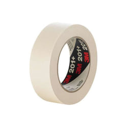 3M T938201 3 in. x 60 yards 201 Plus Masking Tape, Tan - Case of 12