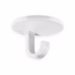 Inofix 2179, Indoor, Kitchen hook, White, Adhesive strip, 1 kg, Round