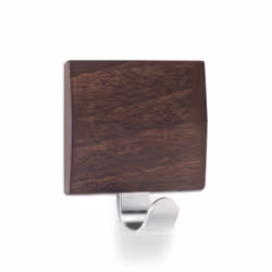 Inofix 2320, Indoor, Universal hook, Wenge, Stainless steel, Wood, Adhesive strip, 1.5 kg