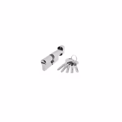 YL6P3535HN, Security Cylinder, YL6, Long Lave, Key-Button, Nickel, 35 x 35 mm