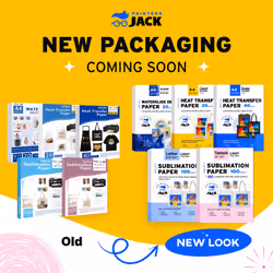 Printers Jack Iron-On Heat Transfer Paper for Dark Fabric 40 Pack 8.3x