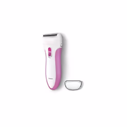Philips HP6341 SatinShave Essential Lady Shaver, Wet and Dry, Battery Operated, Electric Razor