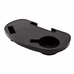 Foldable Reclining Chair Clip on Side Table Cup Drink Holder Garden Lounger Tray