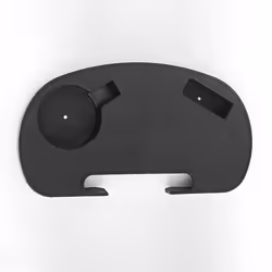 Foldable Reclining Chair Clip on Side Table Cup Drink Holder Garden Lounger Tray