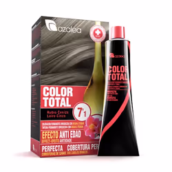 Azalea Cosmetics Color Total, Blonde, Rubio Ceniza, Women, All hair, Color-retaining, Long-lasting, Tube