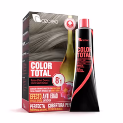 Azalea Cosmetics Color Total, Blonde, Rubio Claro Ceniza, Women, All hair, Color-retaining, Long-lasting, Tube