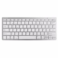 SilverHT 111938640199, Mini, Wireless, Bluetooth, Membrane, Silver, White