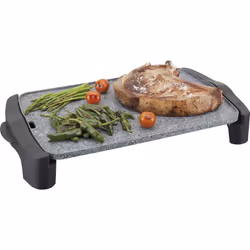 JATA GR558 electric griddle Freestanding 2500 W Black, Grey