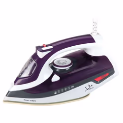 JATA PL221C, Steam iron, Ceramic Ultra Glide soleplate, Grey, Purple, White, 30 g/min, 0.35 L, Built-in