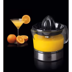 JATA EX421 juice maker Hand juicer 40 W Black, Stainless steel, Transparent