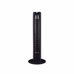 JATA TOWER FAN JVVT3041 BLACK, Household tower fan, Black, Floor, 53 dB, Rotary, 1 h