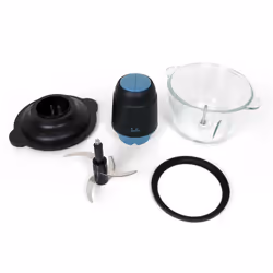 JATA JEPC1250 electric food chopper 1.5 L 400 W Black, Transparent