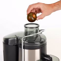 JATA JELI1580 Centrifugal juicer 400 W Black, Stainless steel