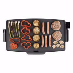 JATA JEGR1603 electric griddle Freestanding 2400 W Black