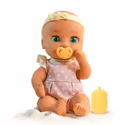 IMC Toys Be Loved Babies Alex 15 Realistic Soft Body Baby Doll with Open/Close Eyes with Bottle Pacifier Headband & Outfit ...