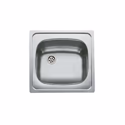 Teka 465.440 1C, Undermount sink, Rectangular, Stainless steel, Stainless steel, 1 bowls, Square