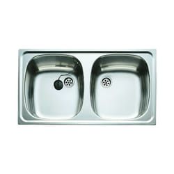 Teka E/800.440 2C Undermount sink Rectangular Stainless steel