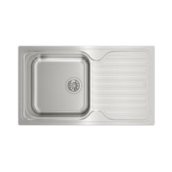 Teka Classic 1C 1E Top-mounted sink Rectangular Stainless steel