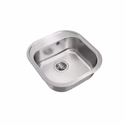 Teka Stylo 1C Top-mounted sink Square Stainless steel