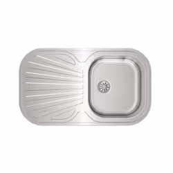Teka Stylo 1C 1E Top-mounted sink Rectangular Stainless steel