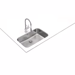 Teka BE 74.43 Undermount sink Rectangular Stainless steel - Additional view 5