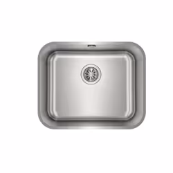 Teka BE 50.40 Plus 1C, Undermount sink, Rectangular, Stainless steel, Stainless steel, 1 bowls, 500 x 400 mm