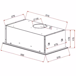 Teka GFG 2 Wall-mounted Black 388 m³/h