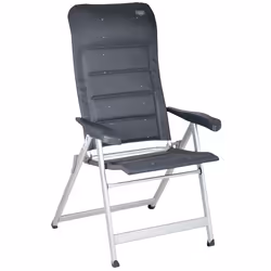 Crespo AL-237, 140 kg, Camping chair, 4 leg(s), 5 kg, Fabric, Grey