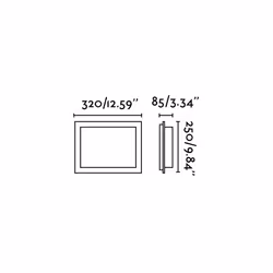 Faro 62986 wall lighting E27
