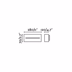 Faro 70888 outdoor lighting Outdoor wall lighting E27