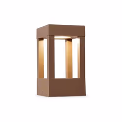 Faro 70756, Outdoor pedestal/post lighting, Rust colour, Aluminium, IP54, I, 10 W