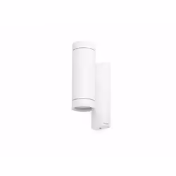 Faro 75500, Outdoor wall lighting, White, Aluminium, IP44, I, GU10