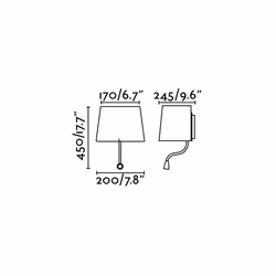 Faro 29951 wall lighting E27