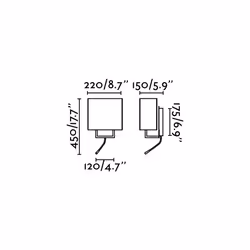 Faro 29982 wall lighting E14