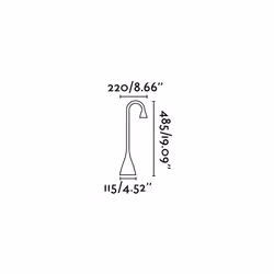 Faro 52057, White, Aluminium, Glass, Silicone, IP20, II, 3 W, LED