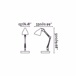Faro 51917 table lamp E27 11 W Black