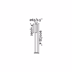 Faro 75523 outdoor lighting Outdoor pedestal/post lighting