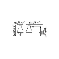 Faro 40070 wall lighting E14