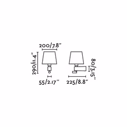 Faro 29976, Surfaced, 1 bulb(s), E27, 2700 K, IP20, White