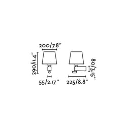 Faro 29976 wall lighting E27