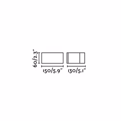 Faro 74450 outdoor lighting Outdoor wall lighting