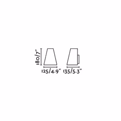 Faro 71353 outdoor lighting Outdoor wall lighting E27